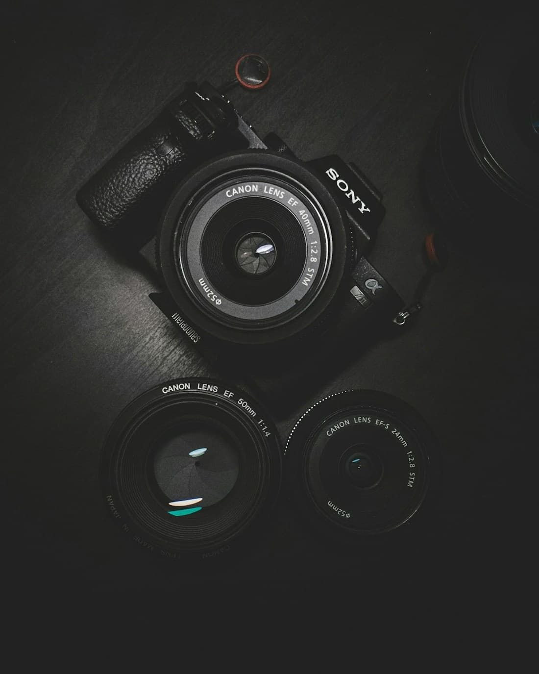 Camera equipment reference photograph